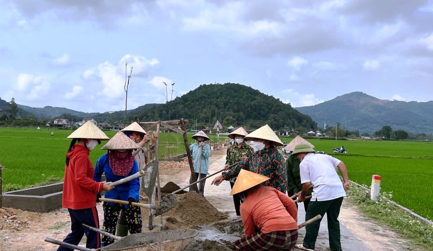 Khí thế xây dựng NTM ở Hưng Yên Nam