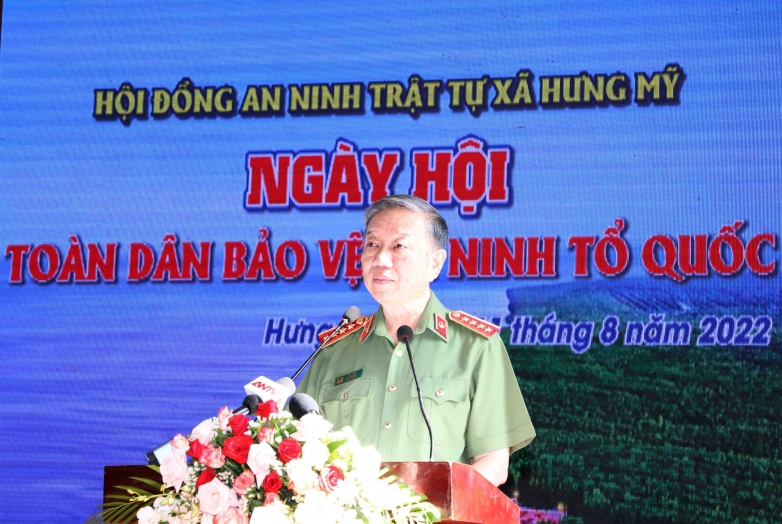 Bộ trưởng Tô Lâm phát biểu tại Ngày hội 