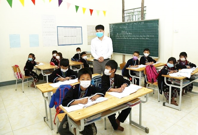 Một lớp học ghép tại huyện Mường Lát - một trong những huyện thiếu nhiều giáo viên nhất ở tỉnh Thanh Hóa