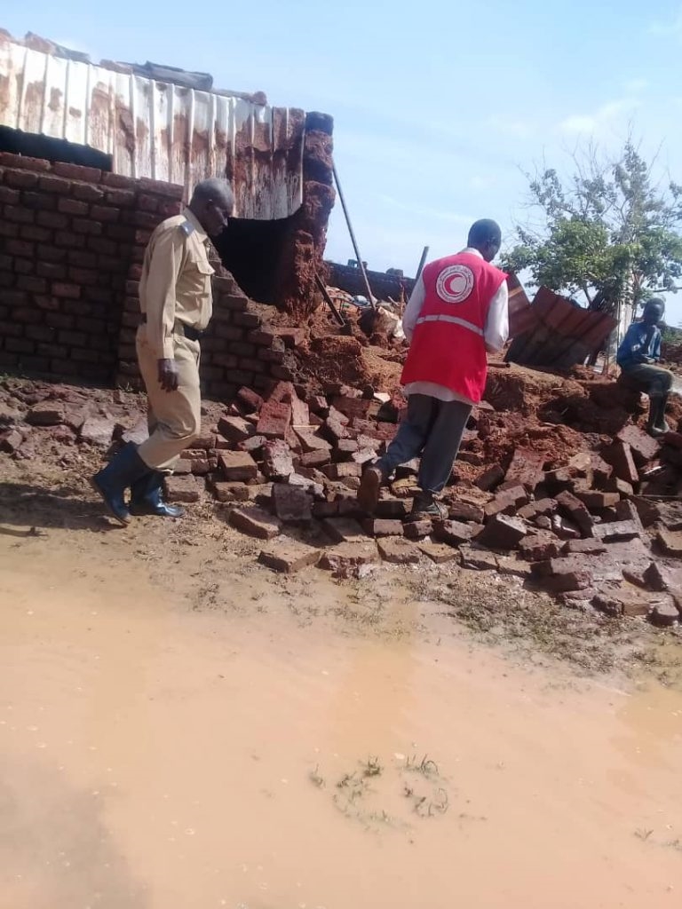 Thiệt hại do lũ lụt ở Sennar, Sudan (Ảnh: Trăng lưỡi liềm đỏ Sudan)