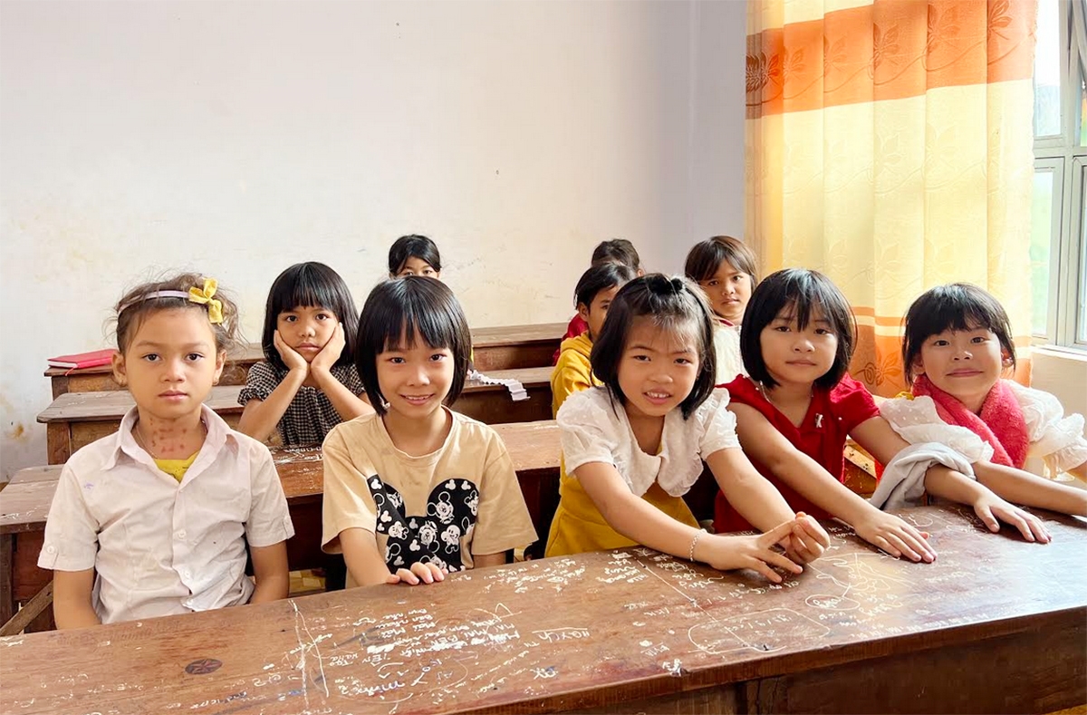 Trường Tiểu học và THCS Lương Thế Vinh là ngôi trường thuộc xã biên giới Ia Pnôn, có hơn 90% học sinh là con em đồng bào DTTS