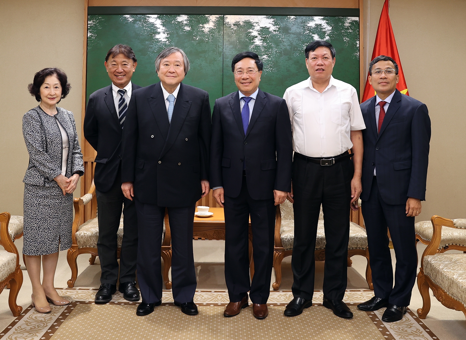 Phó Thủ tướng Phạm Bình Minh hoan nghênh IUHW triển khai nhiều hình thức hợp tác y tế với Việt Nam - Ảnh: VGP/Hải Minh