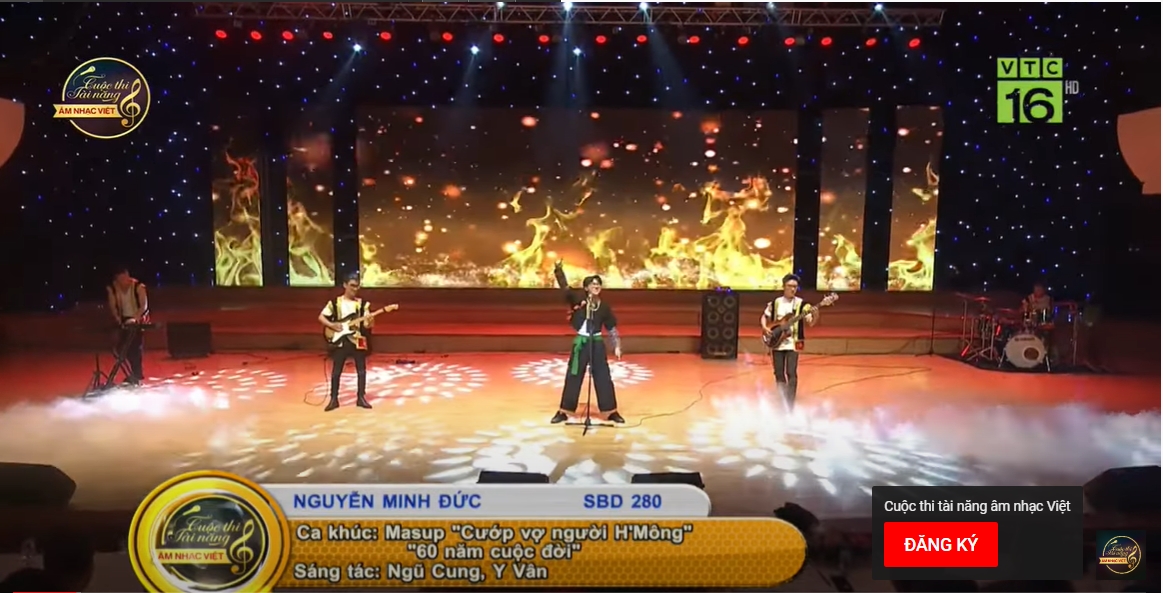 Phần thể hiện ca khúc “Cướp vợ người H’Mông” của thí sinh Nguyễn Minh Đức tại Cuộc thi Tài năng âm nhạc Việt mùa 2 năm 2022.