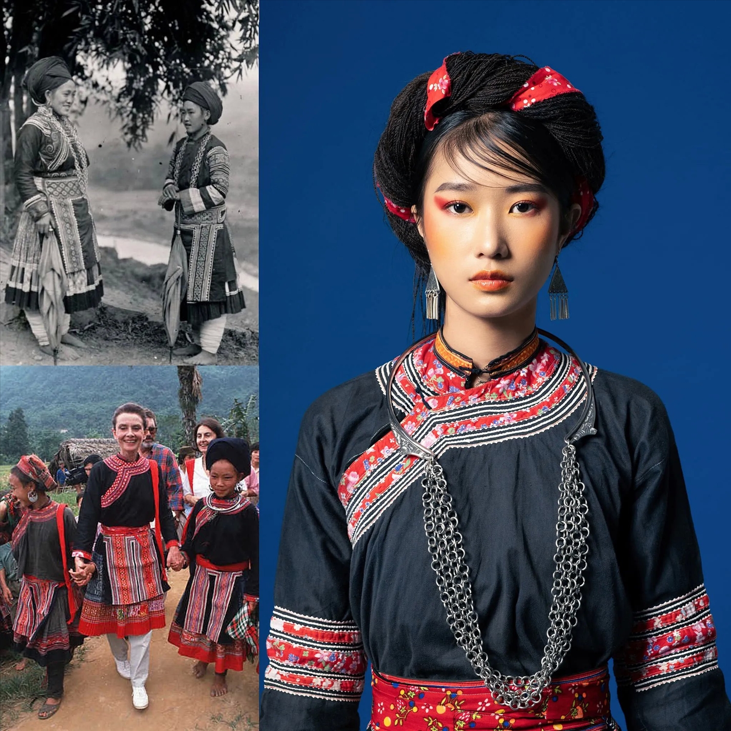 Trang phục Mông Hoa làm bằng chất vải thủ công có tuổi đời 35 năm