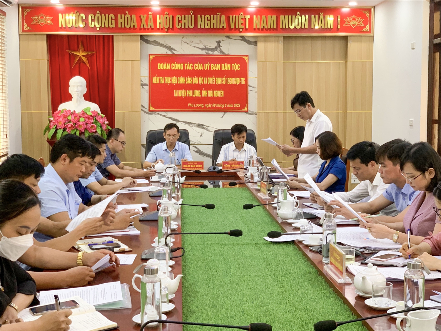 Đoàn công tác của Ủy ban Dân tộc kiểm tra thực hiện chính sách dân tộc trên địa bàn Thái Nguyên