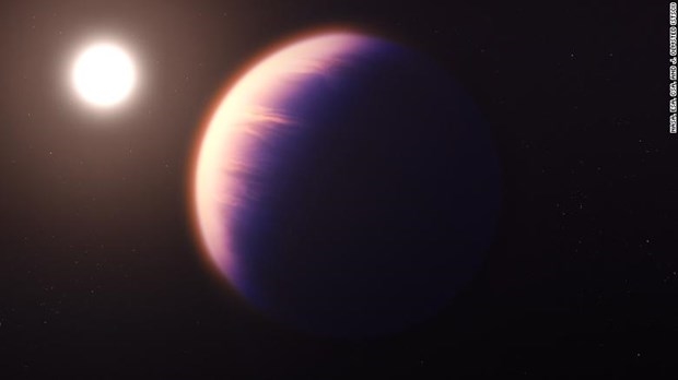 WASP-39 là hành tinh bên ngoài Hệ Mặt Trời. (Nguồn: NASA)