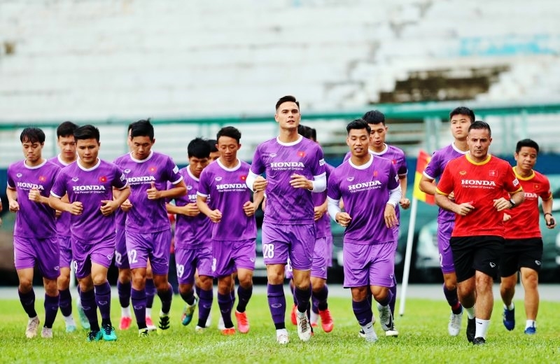 Đội tuyển Việt Nam có lịch đấu thuận lợi tại AFF Cup 2022. Ảnh: VFF