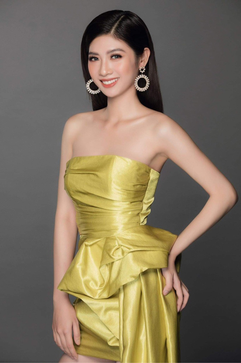 Người đẹp Lê Trần Bình An từng đạt danh hiệu Á khôi cuộc thi Hoa khôi Kiên Giang 2018.
