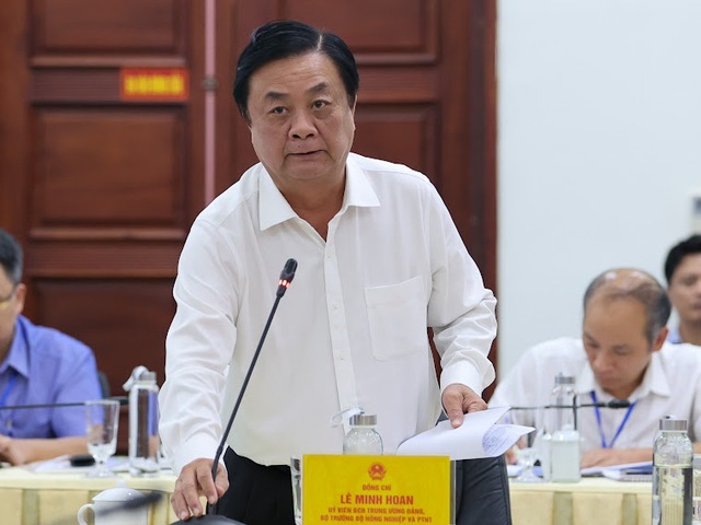 Bộ trưởng Bộ Nông nghiệp và Phát triển nông thôn Lê Minh Hoan khẳng định các tỉnh miền núi phía bắc có tiềm năng phát triển rất lớn về dược liệu. Ảnh: VGP/Nhật Bắc