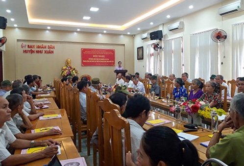 Hội nghị phổ biến kiến thức cho Người có uy tín huyện Như Xuân