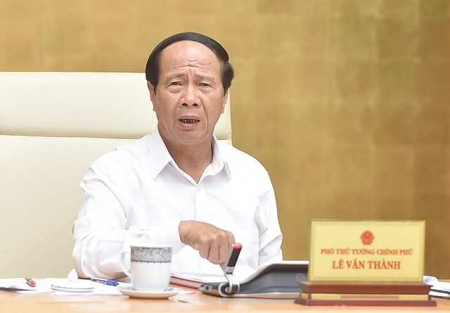 Phó Thủ tướng Lê Văn Thành khẳng định đầu tư xây dựng CHK sẽ tạo ra động lực mới thúc đẩy sự phát triển KTXH của địa phương và đất nước - Ảnh: VGP/Đức Tuân