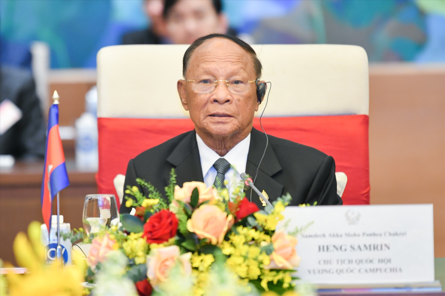 Chủ tịch Quốc hội Vương quốc Campuchia Samdech Heng Samrin