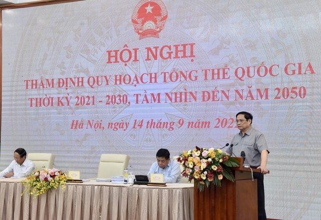 Thủ tướng Phạm Minh Chính nhấn mạnh công tác quy hoạch có ý nghĩa rất quan trọng với sự phát triển - Ảnh: VGP/Nhật Bắc