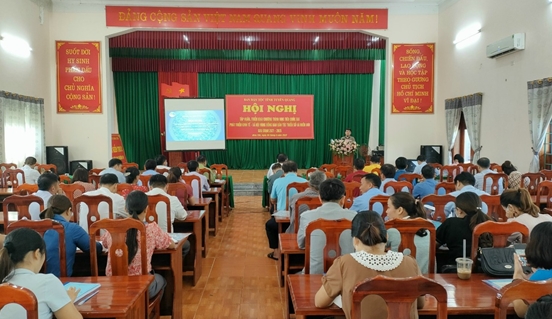 Hội nghị tại huyện Hàm Yên (Ảnh BDTTQ)
