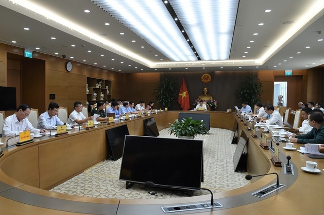 Ngày 15/9, Phó Thủ tướng Lê Minh Khái chủ trì phiên họp Ban Chỉ đạo triển khai Chương trình phục hồi và phát triển kinh tế - xã hội. Ảnh: VGP/Trần Mạnh