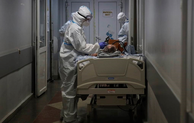 Trong 24 giờ qua, Nga ghi nhận thêm 53.045 ca nhiễm mới COVID-19, trong đó có 107 ca tử vong. (Ảnh: TASS)