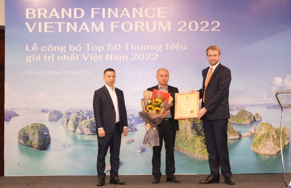 Lễ công bố Top 50 Thương hiệu giá trị nhất Việt Nam 2022 