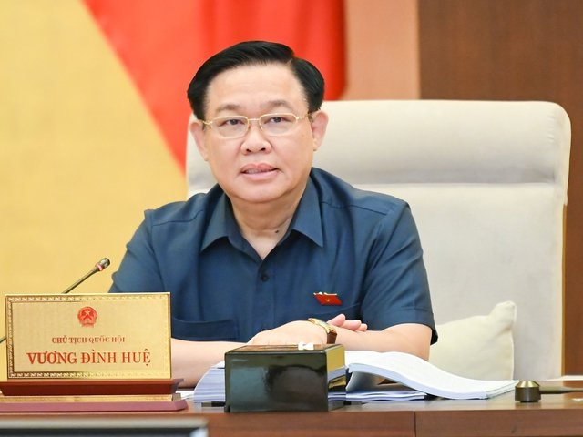Chủ tịch Quốc hội Vương Đình Huệ cho rằng dự án Luật Đất đai (sửa đổi) đã được cơ quan soạn thảo, cơ quan thẩm tra chuẩn bị công phu - Ảnh: VGP/ĐH