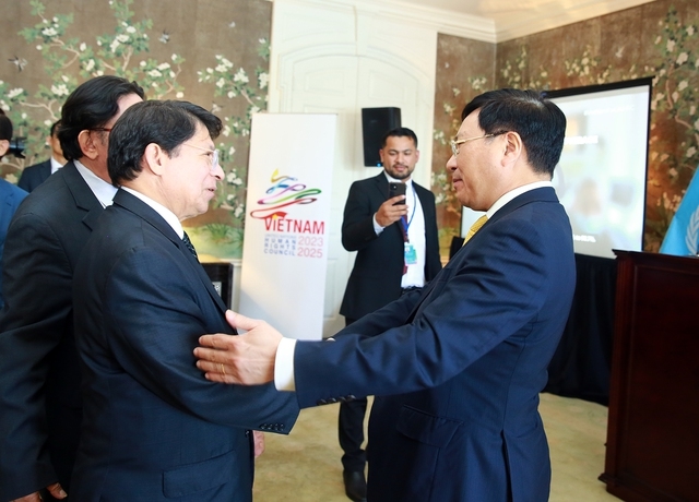 Phó Thủ tướng Thường trực Phạm Bình Minh gặp Bộ trưởng Ngoại giao Nicaragua Denis Moncada - Ảnh: VGP/Hải Minh