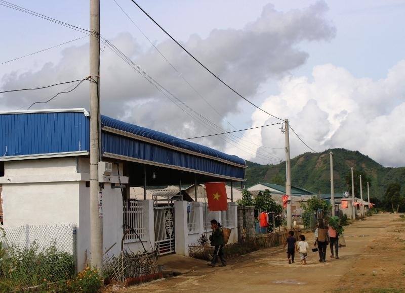 Khu tái định cư bản Chim ở xã Nhi Sơn, huyện vùng cao biên giới Mường Lát nằm trong dự án di dời dân cư khẩn cấp