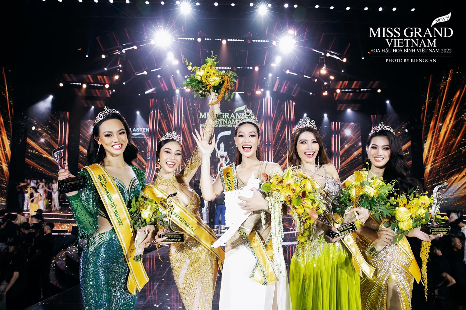 Hoa hậu và các Á hậu của Miss Grand Vietnam 2022. (Nguồn: Miss Grand Vietnam)