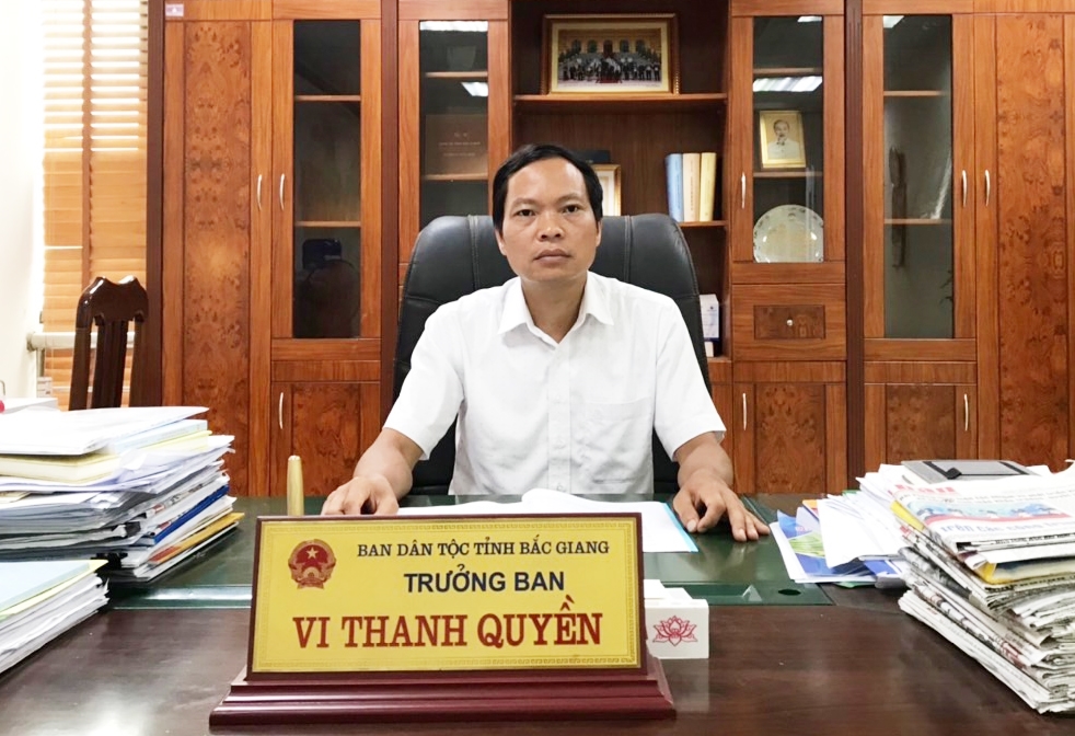 Ông Vi Thanh Quyền - Trưởng Ban Dân tộc tỉnh Bắc Giang