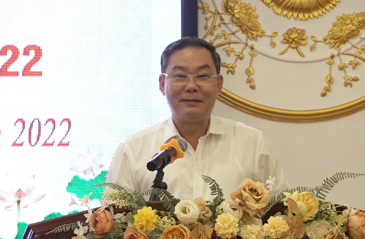Phó Chủ tịch Thường trực UBND TP. Hà Nội Lê Hồng Sơn phát biểu tại Hội nghị