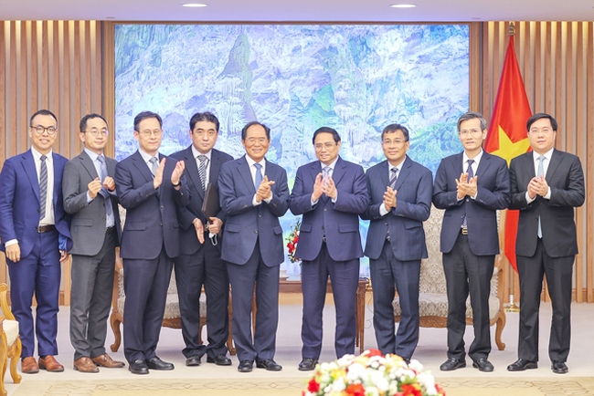 Đại sứ Park Noh Wan bày tỏ cảm ơn Chính phủ Việt Nam luôn quan tâm, tháo gỡ khó khăn, hỗ trợ các doanh nghiệp, trong đó có các doanh nghiệp Hàn Quốc phát triển. (Ảnh: VGP/Nhật Bắc)