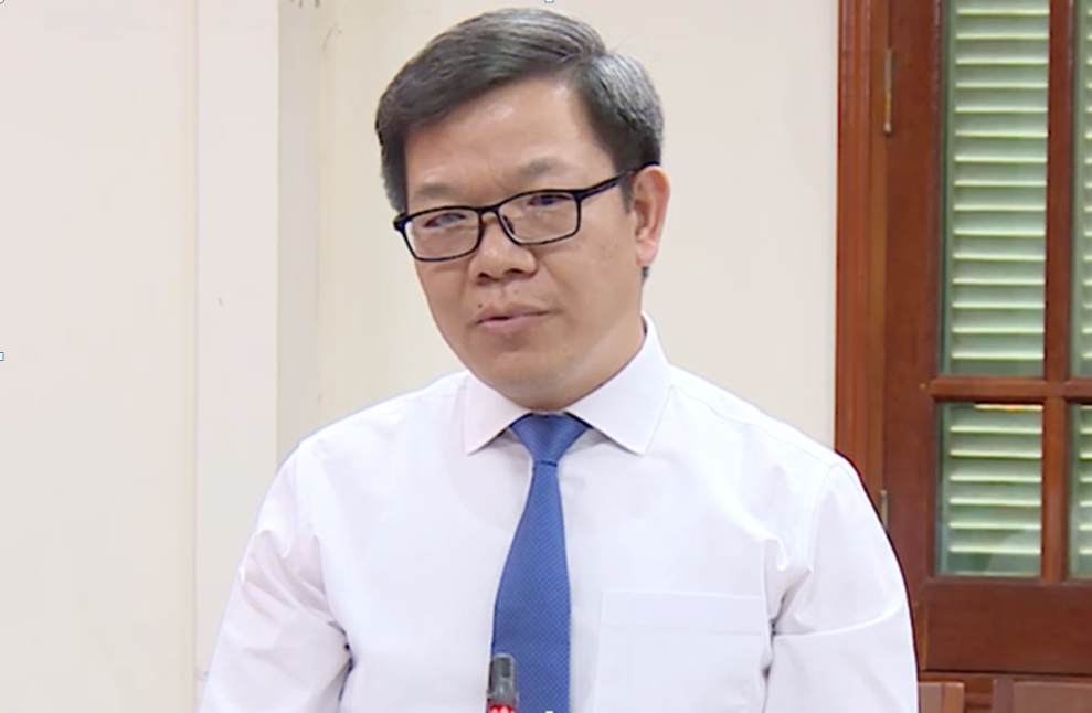 Ông Tống Văn Thanh phát biểu tại buổi lễ bổ nhiệm vào chiều 5/10. (Ảnh: CPV)