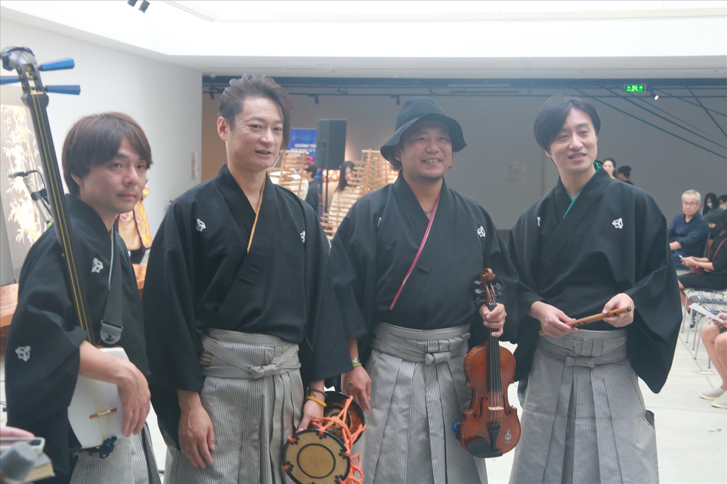 Ban nhạc Ryoma Quartet. Ảnh: Huyền Chi.