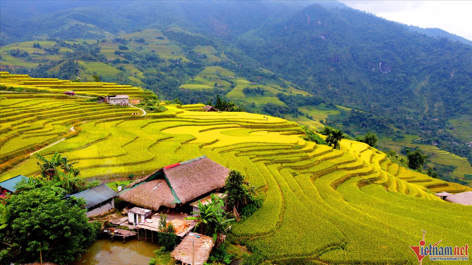 Cách TP Hà Giang gần 20km, thôn Xà Phìn (xã Phương Tiến, Huyện Vị Xuyên, Hà Giang) có cảnh sắc thiên nhiên vô cùng đặc sắc