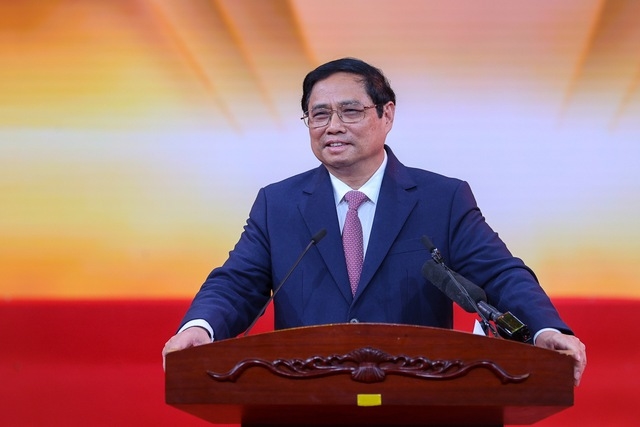 Thủ tướng Chính phủ Phạm Minh Chính phát biểu chỉ đạo - Ảnh: VGP/Nhật Bắc
