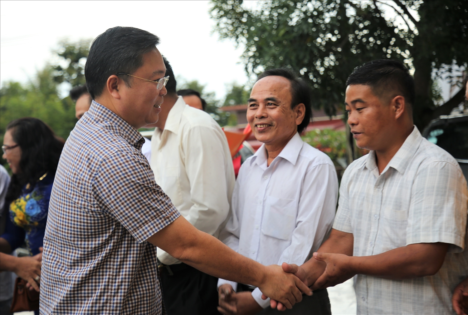 Chủ tịch UBND tỉnh Quảng Nam Lê Trí Thanh thăm hỏi cộng đồng người Việt Nam tại tỉnh Sê Kông nhân chuyến công tác tại các tỉnh Nam Lào