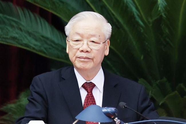 Tổng Bí thư Nguyễn Phú Trọng phát biểu chỉ đạo Hội nghị 