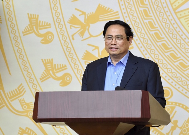 Thủ tướng Phạm Minh Chính phát biểu khai mạc phiên họp thứ hai của Ban Chỉ đạo cải cách hành chính của Chính phủ - Ảnh: VGP/Nhật Bắc