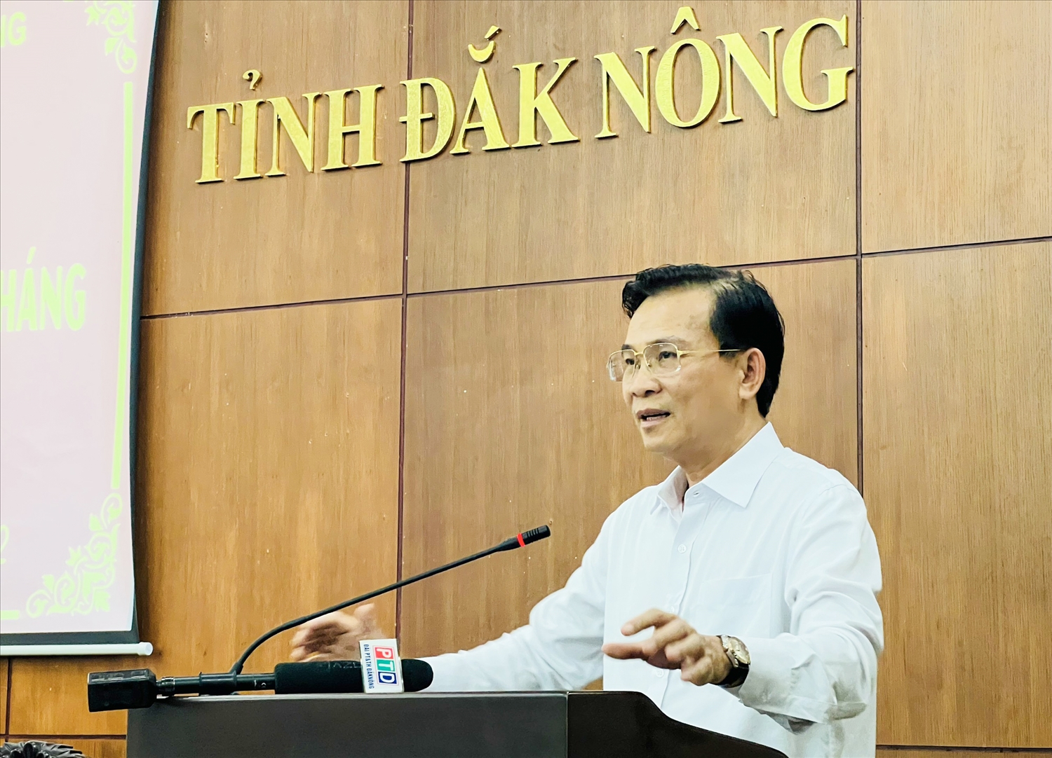 Chủ tịch UBND tỉnh Đắk Nông phát biểu tại họp báo