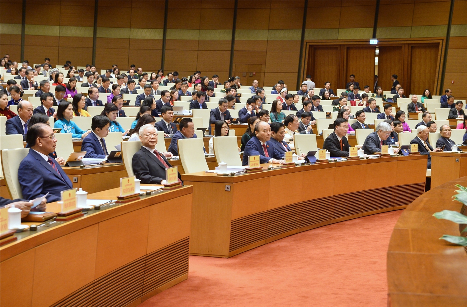 Các đại biểu dự phiên khai mạc Kỳ họp thứ 4, Quốc hội khóa XV