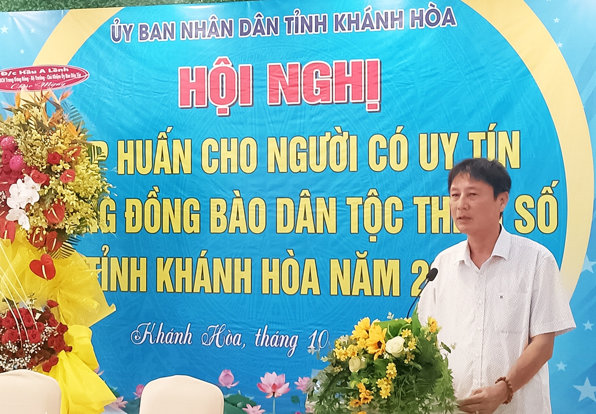 Ông Phạm Duy Khánh phát biểu tại Hội nghị
