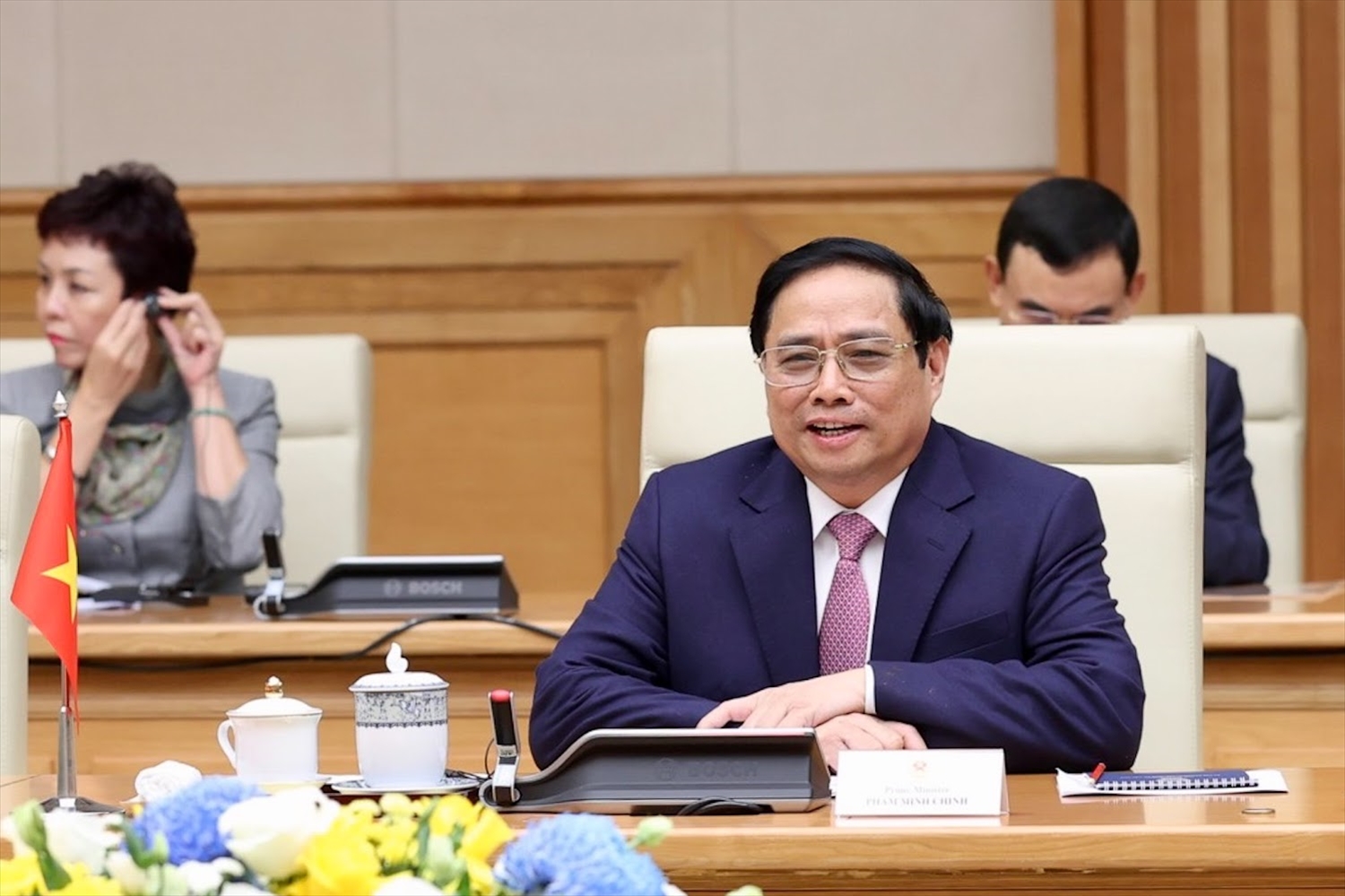 Tại buổi tiếp, Thủ tướng Phạm Minh Chính chân thành cảm ơn những đóng góp, hỗ trợ quý báu của LHQ dành cho Việt Nam - Ảnh: VGP/Nhật Bắc