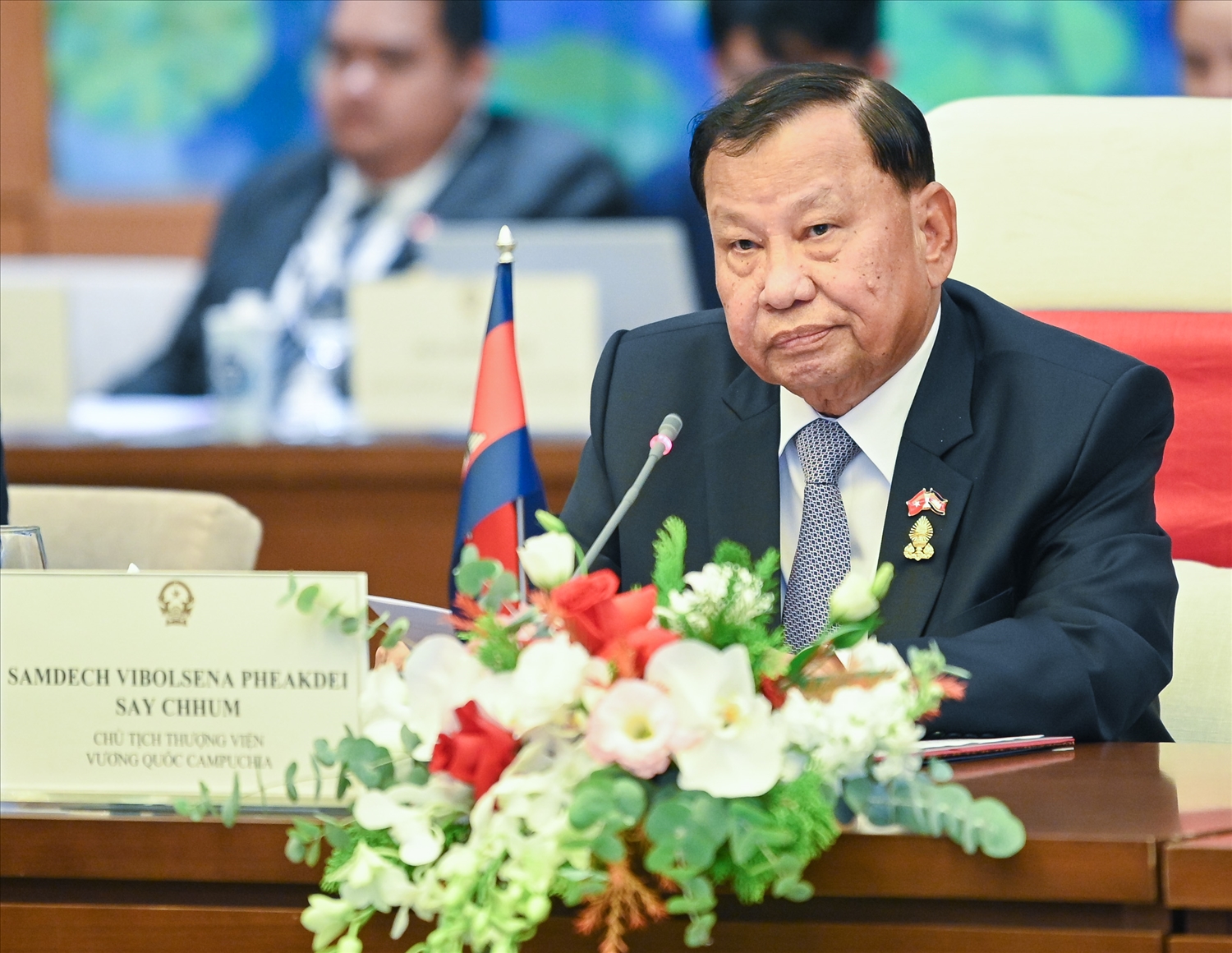 Chủ tịch Thượng viện Vương quốc Campuchia Samdech Say Chhum 