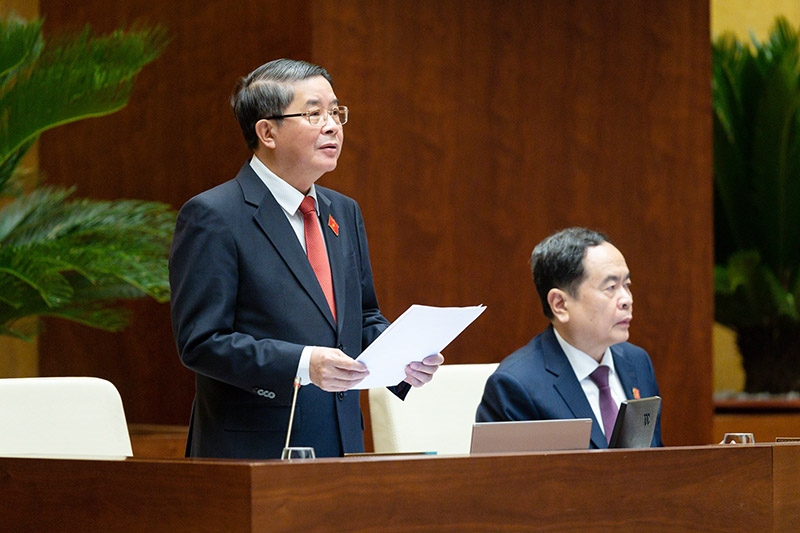 Phó Chủ tịch Quốc hội Nguyễn Đức Hải điều hành phiên thảo luận