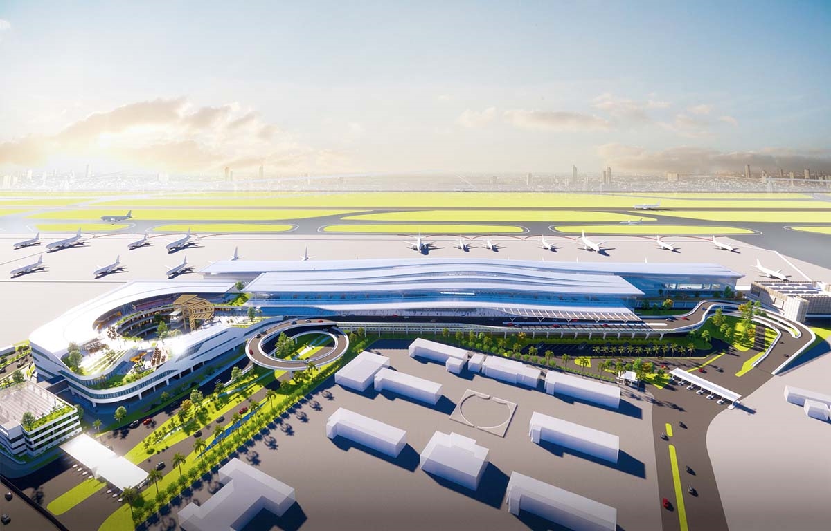 Phối cảnh Dự án nhà ga hành khách T3 - Cảng hàng không quốc tế Tân Sơn Nhất 