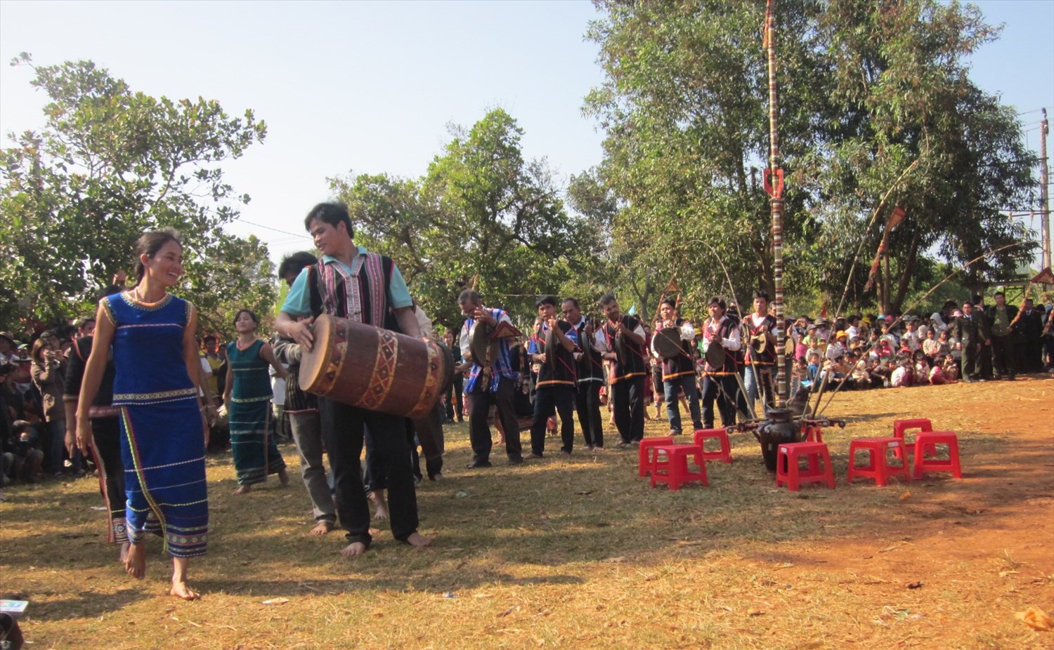 Phục dựng Lễ ăn cơm mới của đồng bào Ê Đê tại xã Cư Né, huyện Krông Búk