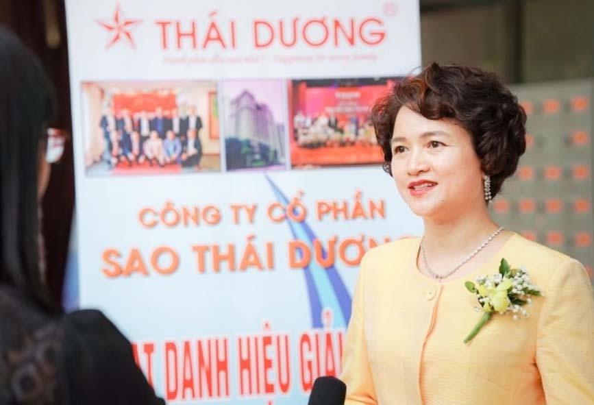 Ths.Ds. Nguyễn Thị Hương Liên - Phó Tổng giám đốc Sao Thái Dương trả lời phỏng vấn