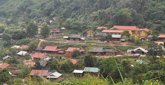 Diện mạo nông thôn vùng biên giới ở bản Leng Su Sìn, xã Leng Su Sìn, huyện Mường Nhé (Điện Biên) ngày càng đổi mới