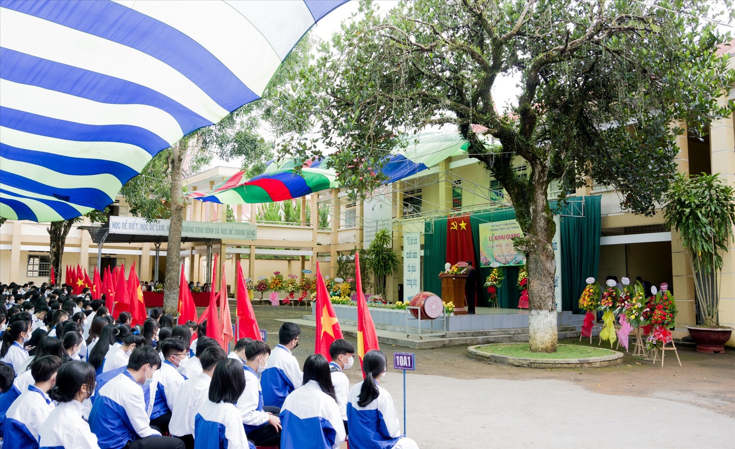 Trường THPT Lộc Thanh, huyện Bảo Lâm - nơi nữ sinh Ma Vĩ đạt nhiều thành tích cao trong học tập