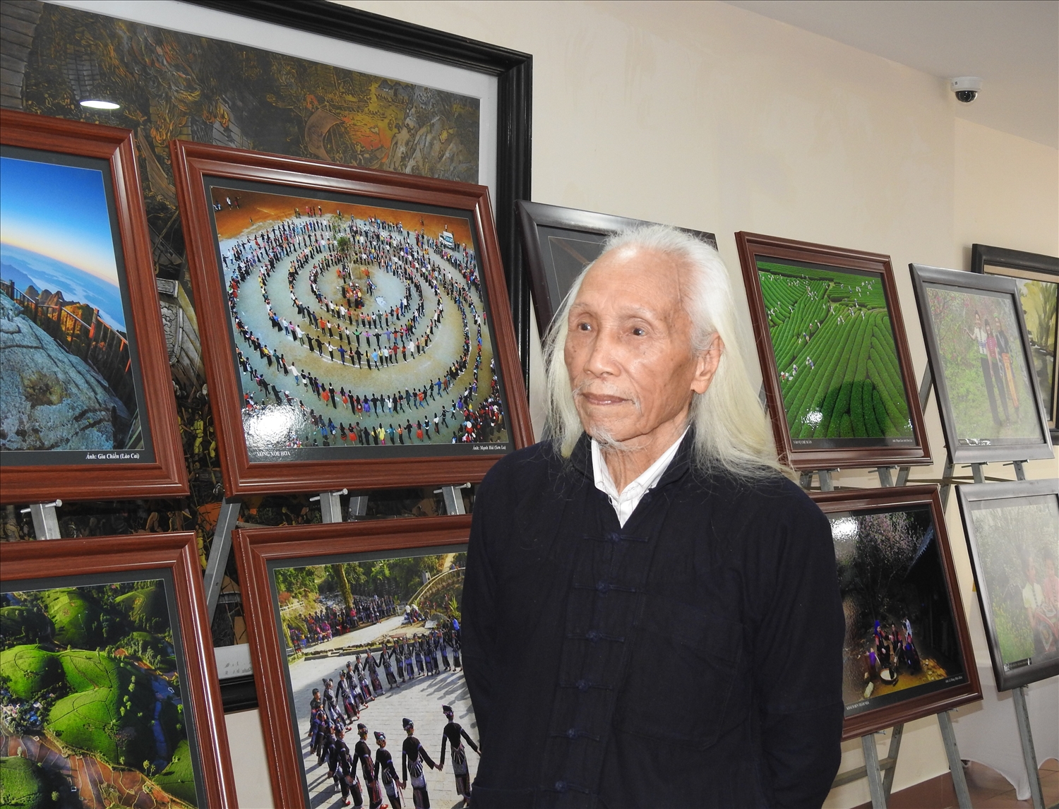 Nghệ nhân ưu tú Lò Văn Biến, một “pho sử sống” về văn hóa Thái, người có nhiều đóng góp trong bảo tồn, phát huy Nghệ thuật Xòe Thái