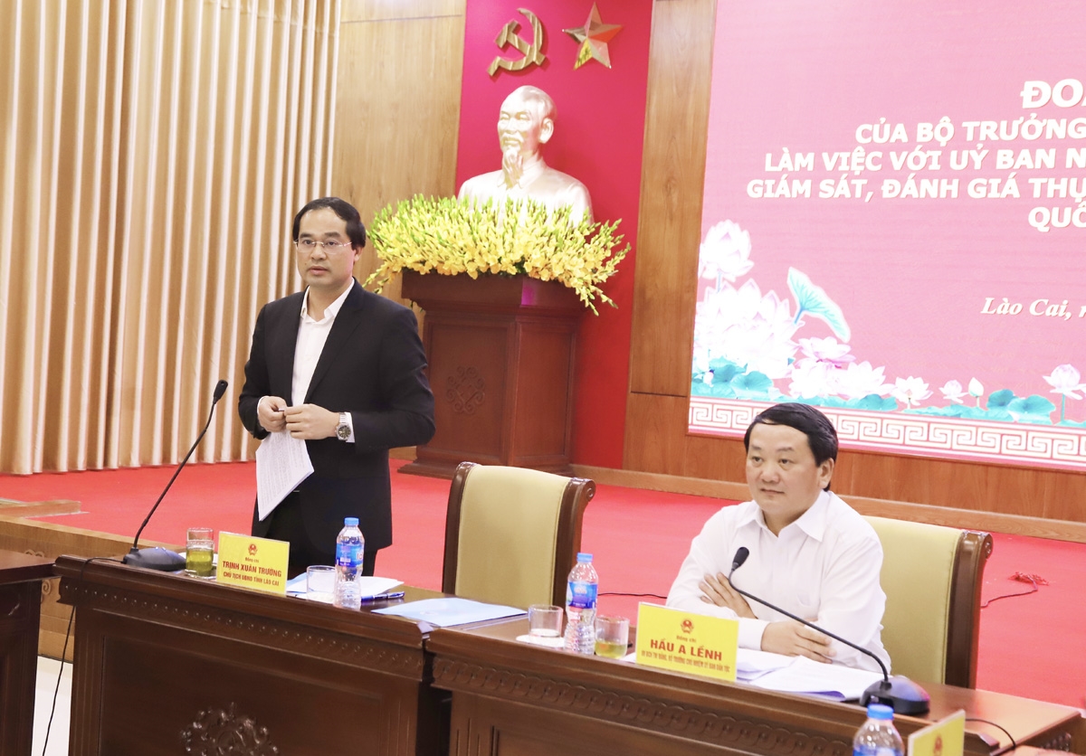 Chủ tịch UBND tỉnh Lào Cai Trịnh Xuân Trường cho biết, tỉnh Lào Cai đang tập trung mọi nguồn lực thực hiện các Chương trình MTQG