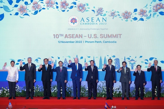 Các nhà lãnh đạo ASEAN và Hoa Kỳ hoan nghênh những tiến triển hợp tác tích cực giữa hai bên thời gian qua - Ảnh: VGP/Nhật Bắc