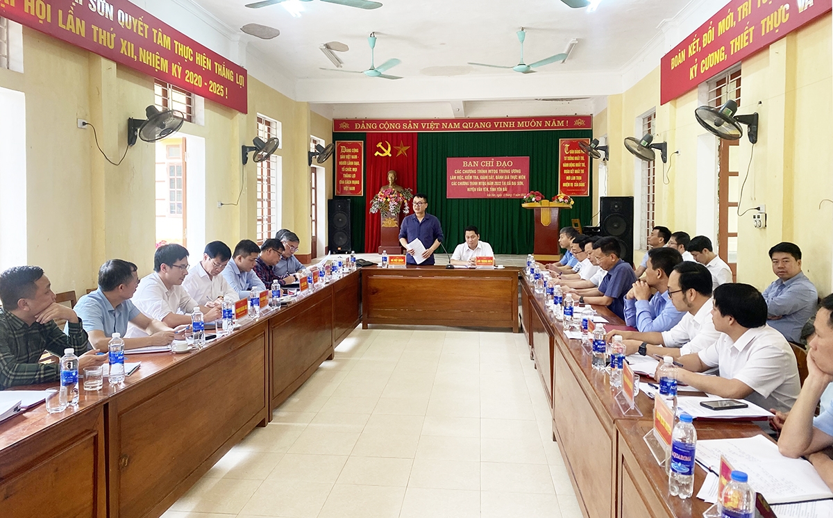 Đoàn công tác Trung ương làm việc tại xã Đại Sơn, huyện Văn Yên